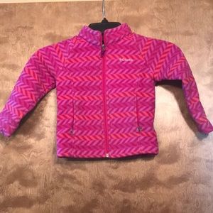 Fleece zipper jacket toddler girl